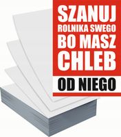 Ulotki A5 reklamowe firmowe 5000szt projekt w cenie szanuj rolnika swego