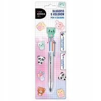DŁUGOPIS Z FIGURKĄ A 6 KOLORÓW KIDEA 8828