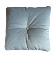 Poduszka dekoracyjna ozdobna welur jasiek szary