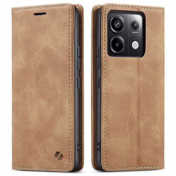 Spacecase Wallet Poco X6 / Rm Note 13 Pro 5G Light Brown zdjęcie 3