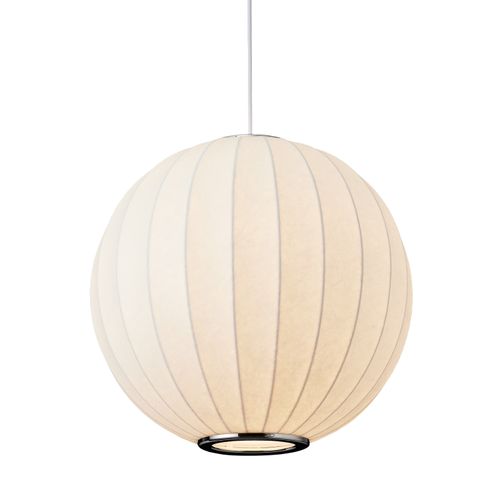 Lampa wisząca SILK biała 30 cm na Arena.pl