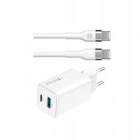 Szybka ładowarka GaN 45W 2 wejścia z kablem 2m do Samsung Galaxy S21+ 5G