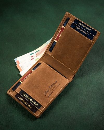 PETERSON mały portfel etui na karty RFID prezent na Arena.pl
