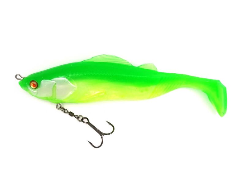 ADUSTA PICK TAIL SWIMMER 7 '' / 18 cm 201 GREEN CHART SHAD zdjęcie 1
