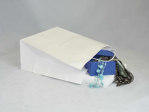 Torba papierowa biała 31 x 17 x 38 cm na Arena.pl