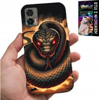 ETUI DO MOTOROLA EDGE 30 NEO - WĄŻ, WĘŻE KOBRA GRZECHOTNIK CASE + FOLIA