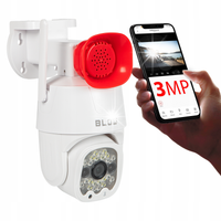 KAMERA OBROTOWA ZEWNĘTRZNA WIFI 3Mpx 2K ZOOM DETEKCJA MEGAFON