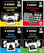 4X A KUKU KAPITAN NAUKA KONTRASTOWE OBRAZKI WZORY