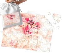 PUZZLE TRADYCYJNE - PIĘKNE WIDOKI KWIATY WZORY PREZENT 120el + WORECZEK