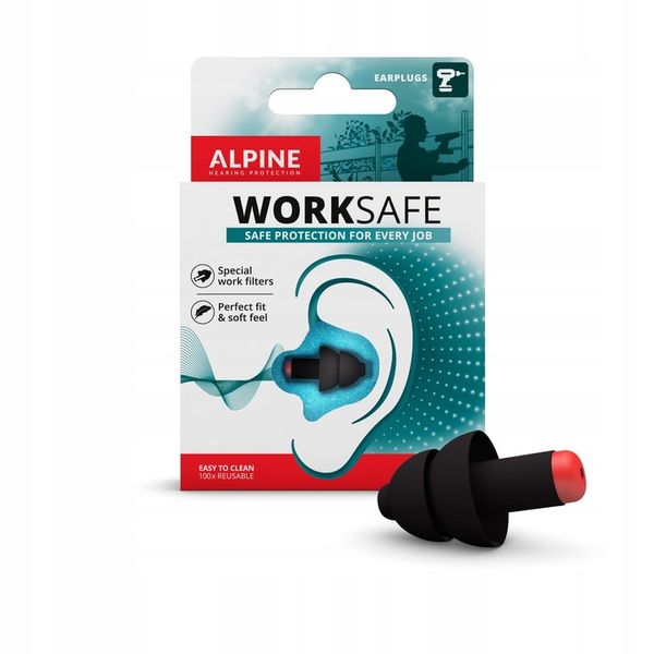 Alpine Worksafe stopery, zatyczki do pracy zdjęcie 1