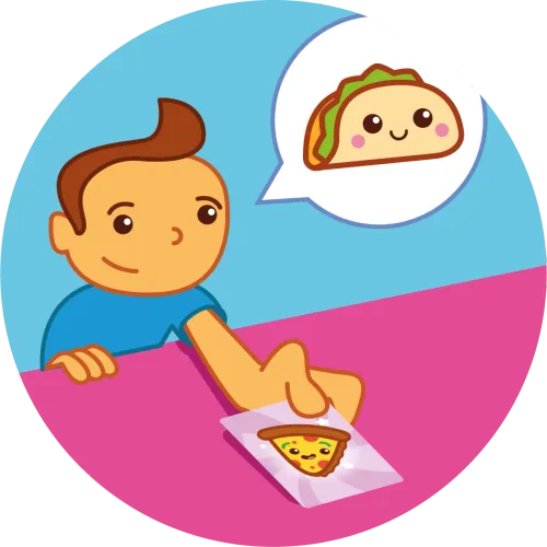 Gra karciana dla dzieci - Bułka, Kotek, Pizza - Zgadywanka dla najmłodszych na Arena.pl