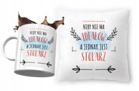 Zestaw Dla Stolarza Poduszka + Kubek Na Prezent Z Nadrukiem Ze Zdjęciem