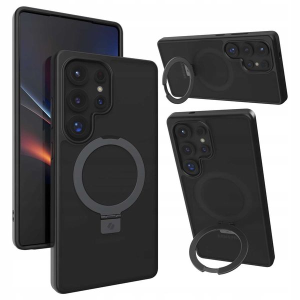 Spacecase Ring Pro Galaxy S25 Ultra Black zdjęcie 1