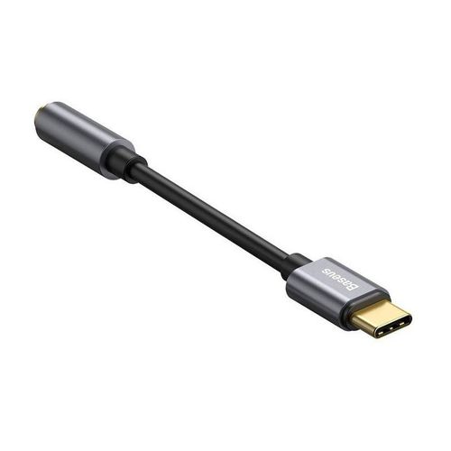 adapter audio baseus l54 usb-c + mini jack 3,5mm (szary) na Arena.pl