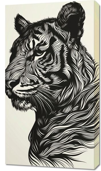 Obraz 50x90cm Tygrysi Gwizd zdjęcie 1