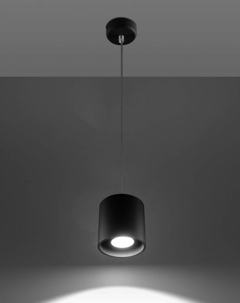 Wisząca LAMPA SL.0051 metalowa OPRAWA zwis tuba czarna zdjęcie 3