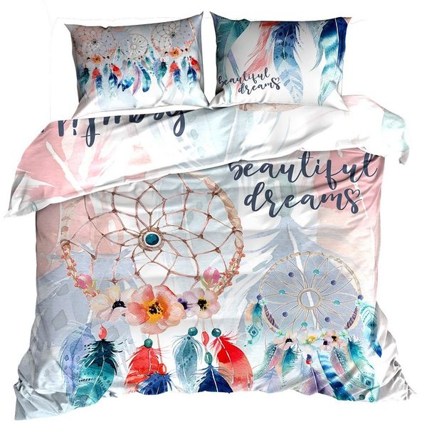 Pościel 3D bawełna satyna 140x200cm ŁAPACZ SNÓW zdjęcie 1