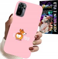 ETUI DO XIAOMI NOTE 10 / 10S - ŚMIESZNE WZORY I LOVE YOU PIESEK OBUDOWA