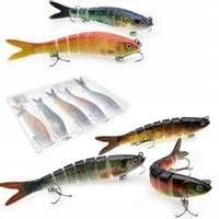 Zestaw 5 x WOBLER Łamany na Szczupaka + Pudełko