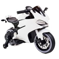 MOTOR ŚCIGACZ ŚWIECĄCE KOŁA PANEL DŹWIĘKI SKÓRA GAZ W MANETCE FT8728