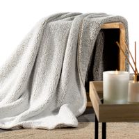 Miękki koc barankowy KOALA 150X200 beżowy