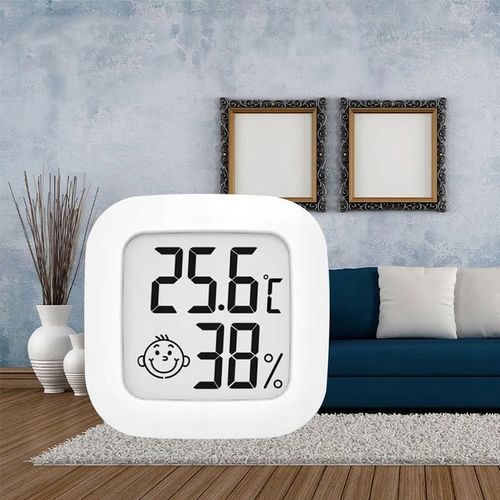 TERMOMETR CYFROWY ELEKTRONICZNA STACJA POGODY HIGROMETR POKOJOWY 4 na Arena.pl