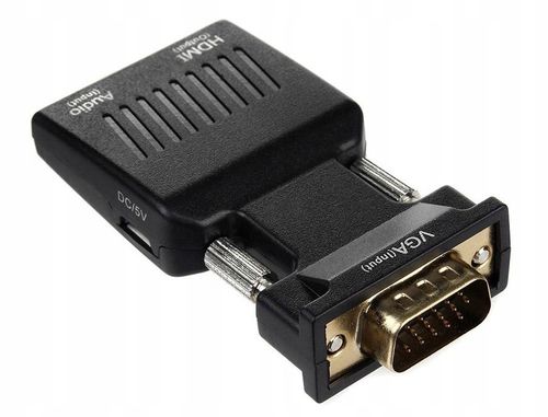 Przejściówka Adapter VGA D-SUB + Audio do HDMI na Arena.pl