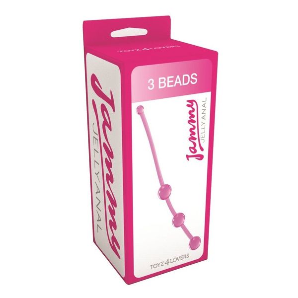 3 Żelowe Kulki Na Sznurku Jammy Jelly Anal 3 Beads zdjęcie 1