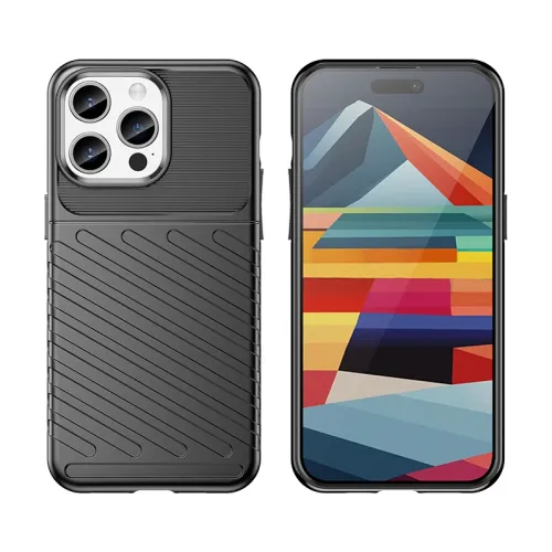 pancerne etui iphone 15 pro max thunder case - niebieskie na Arena.pl