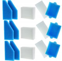 3x Komplet zestaw FILTRÓW FILTR DO ODKURZACZA THOMAS AQUA + PET &