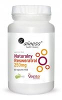 Aliness Naturalny RESWERATROL TRANS resveratrol 250mg VERI-TE 250mg 60 kaps
