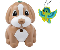 Inhalator nebulizator PUPPY BR-CN171 BROWN piesek + zawieszka PAPUGA gratis