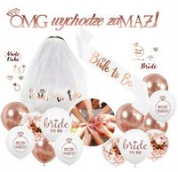 BALONY dekoracje WIECZÓR PANIEŃSKI baner OMG