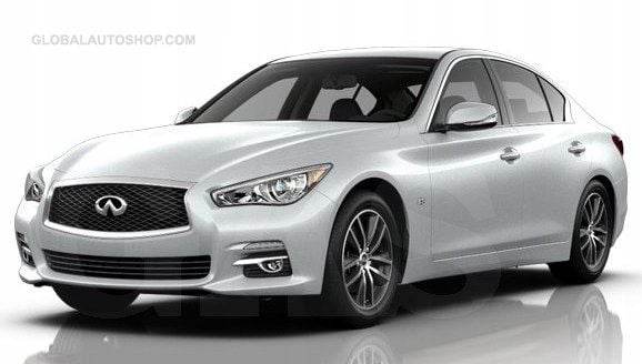 Infiniti Q50 - Chromowane Listwy Grill Chrom Atrapy Zderzaka Tuning zdjęcie 2
