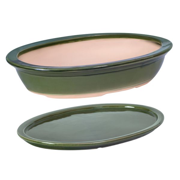 Doniczka ceramiczna bonsai Zielony 45 cm zdjęcie 4