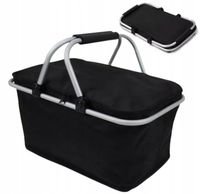 Koszyk piknikowy składany termiczny kosz na zakupy