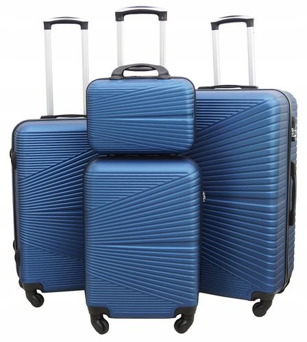 ZESTAW WALIZEK 4w1 WALIZKA PODRÓŻNA NA KÓŁKACH GRAVITT 1203 na Arena.pl