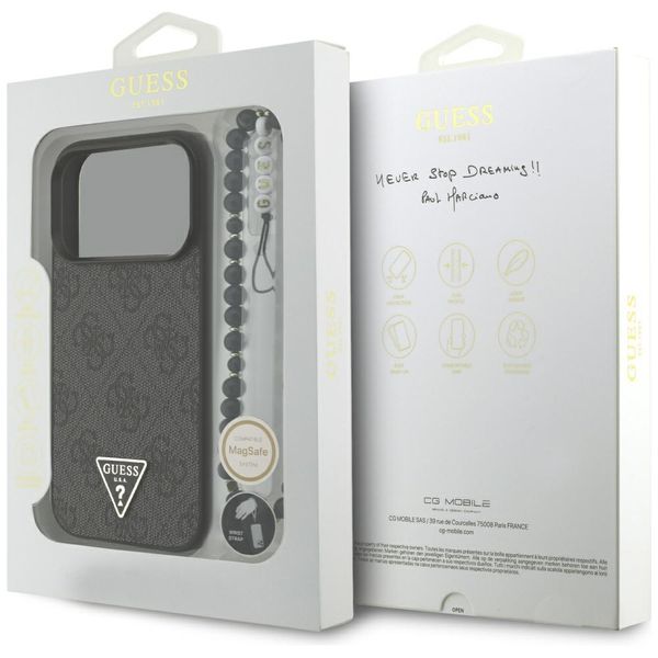 etui guess 4g strap triangle logo        magsafe do iphone 17 pro zdjęcie 8