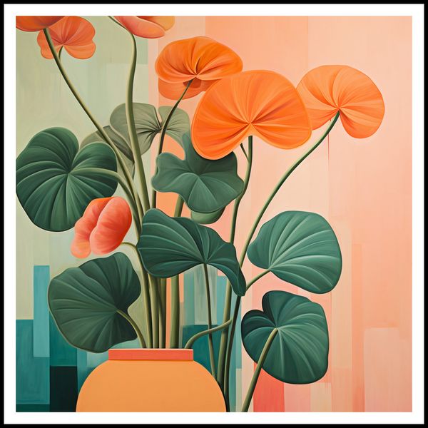 Plakat 100x100cm Kwiatowa Harmonia zdjęcie 3