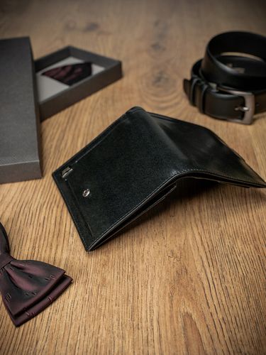 elegancki portfel męski ze skóry naturalnej - rovicky na Arena.pl