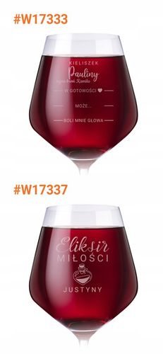 Kieliszek do Wina Krosno Prezent na Urodziny 18-99 Elegancki Duży 860 ml na Arena.pl