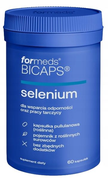 ForMeds Bicaps SELENIUM SELEN Tarczyca Odporność Spermatogeneza zdjęcie 1