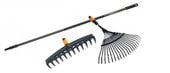Fiskars QuikFit 1018794 grabie 14-zębne + grabie metalowe z trzonkiem L