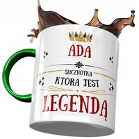 Kubek Zielony Dla Ady Żony Koleżanki Na Prezent Z Nadrukiem Ze Zdjęciem