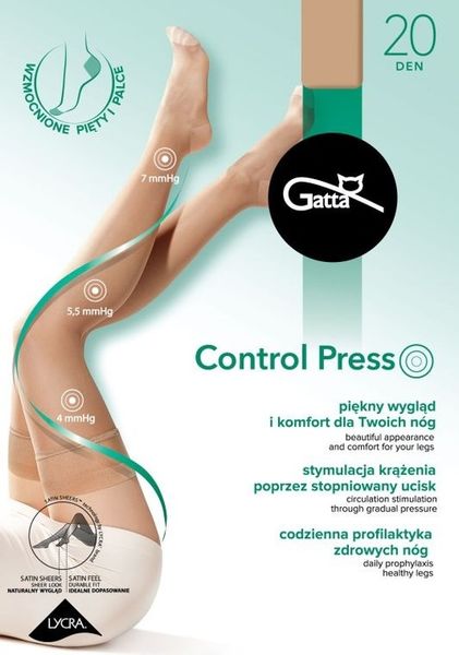 GATTA Pończochy Control Press czarne 1/2 zdjęcie 2