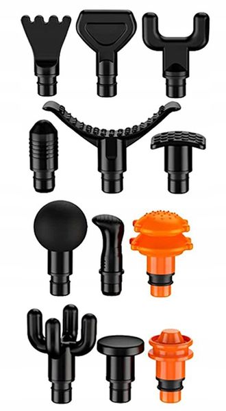 PISTOLET DO MASAŻU masażer do pleców ciała nóg karku stóp +12 KOŃCÓWEK 220W zdjęcie 15