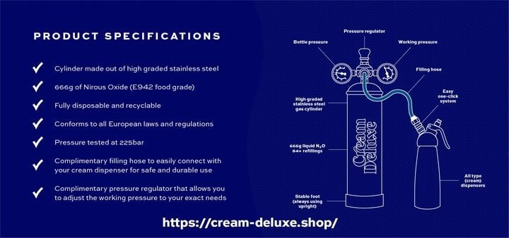 Cream Deluxe Maxxi 2000g N2O zdjęcie 3