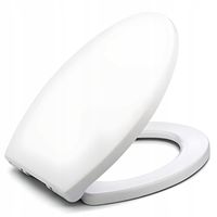 DESKA SEDESOWA WOLNOOPADAJĄCA KLAPA KLOZETOWA WC UNIWERSALNA EASY CLEAN