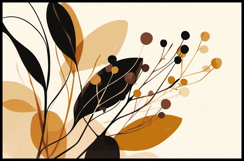 Plakat 91,5x60cm Jesienne Sylwety zdjęcie 2