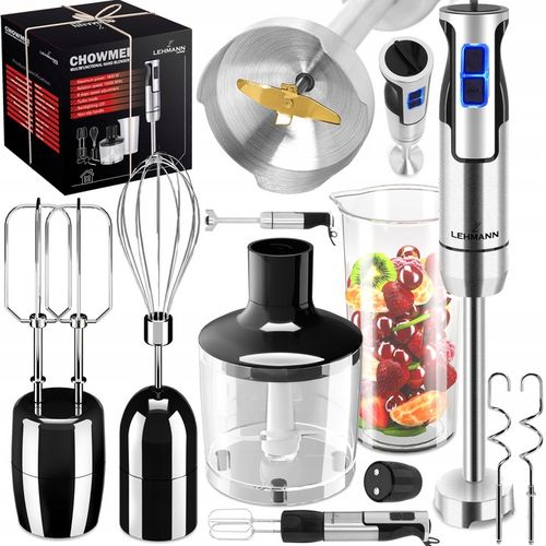 MOCNY BLENDER RĘCZNY WIELOFUNKCYJNY MIKSER NAJMOCNIEJSZY SILNIK OSTRZE na Arena.pl